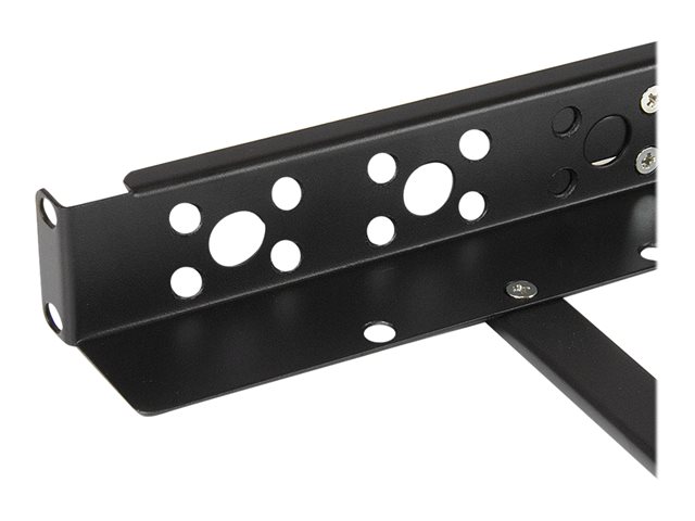 StarTech.com 1U Universal Server Rack Rails - TAA Compliant Adjustable Depth Server Mounting Rails - 19inch Rack Mount Rails (UNIRAILS1U) - Rack rail - black - 1U - 19\" - for P/N: RK2433BKM, RK2537BKM, RK3236BKF, RK4236BKB, RK4242BK24, RK4242BK30, RKQMCAB12V2