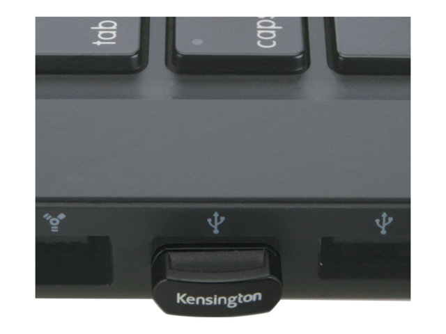Kensington Pro Fit Mid-Size - Mouse - right-handed - optical - 5 buttons - wireless - 2.4 GHz - USB wireless receiver - graphite grey