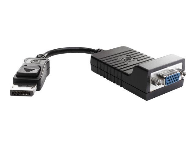 HP - VGA adapter - DisplayPort (M) to HD-15 (VGA) (F) - 20 cm