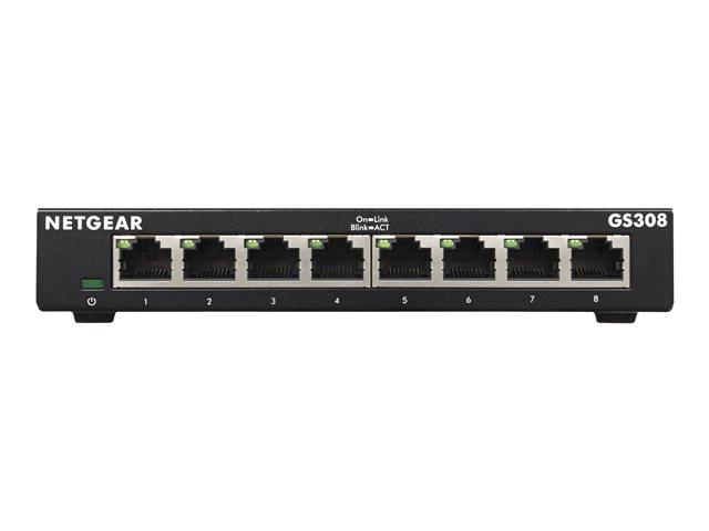 SWITCH GS308-300PES - 8-Port Manageable- Ethernet SWITCH 2 Layer Supported - Twisted Pair