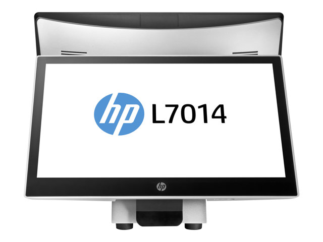 HP L7014 Retail Monitor - Head Only - LED monitor - 14\" - 1366 x 768 @ 60 Hz - TN - 200 cd/m² - 500:1 - 16 ms - DisplayPort - HP black, asteroid