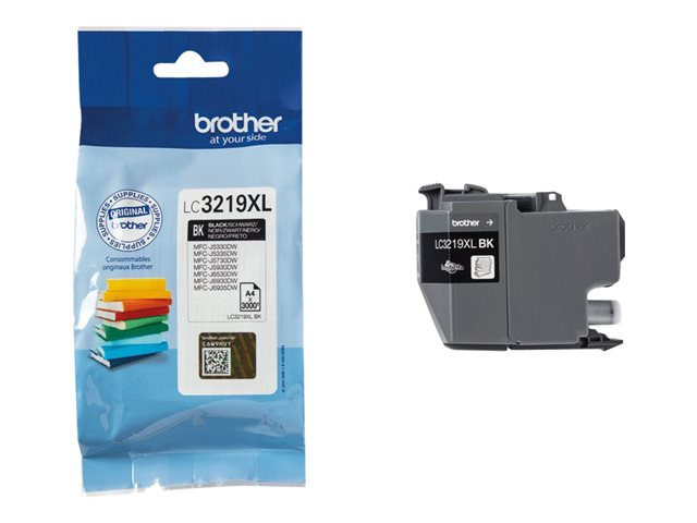 Brother LC3219XLBK - Black - original - ink cartridge - for INKvestment Business Smart Plus MFC-J5930, INKvestment Business Smart Pro MFC-J6935