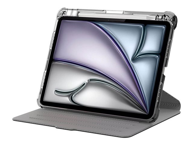 Targus Pro-Tek - Flip cover for tablet - thermoplastic polyurethane (TPU) - clear, black - 11\" - for Apple 11-inch iPad Pro (M4)