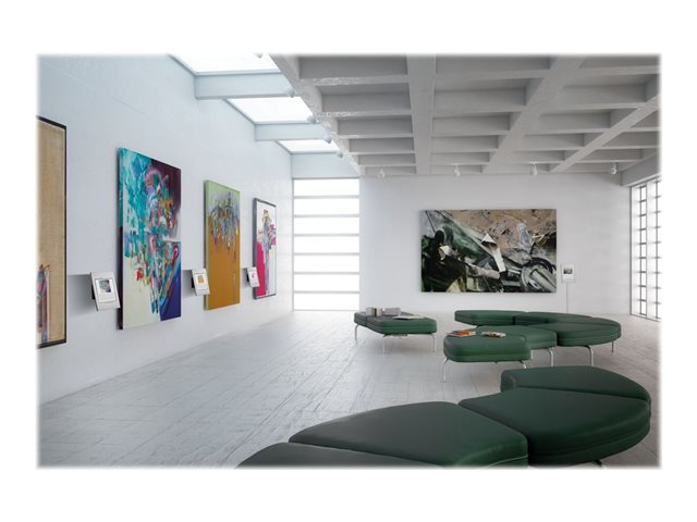Vogel's TabLock PTS 1246 - Behuizing - voor tablet - vergrendelbaar - aluminium, staal - zilver - bevestigingsinterface: 100 x 100 mm - te bevestigen aan de muur, te bevestigen met VESA-beugel, te bevestigen aan standaard - voor Samsung Galaxy Tab A7