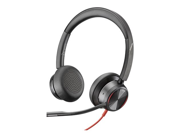 Poly Blackwire 8225 Stereo Microsoft Teams Certified USB-C Headset +USB-C/A Adapter - Replaces Poly SKU 214409-01