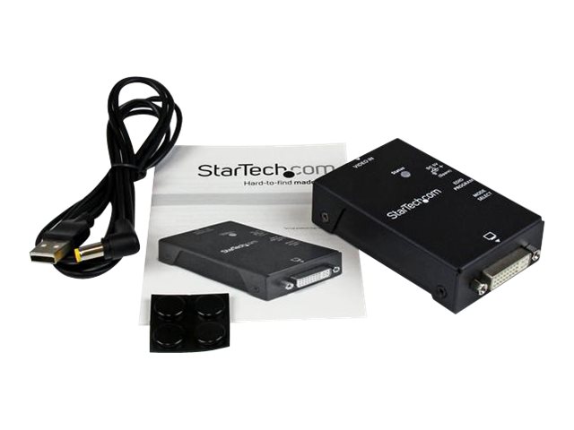 StarTech.com DVI DDC EDID Ghosting Emulator with EDID Copy - edid clone - DVI edid emulator - ddc emulator (VSEDIDDVI) - EDID reader / writer - DVI - black