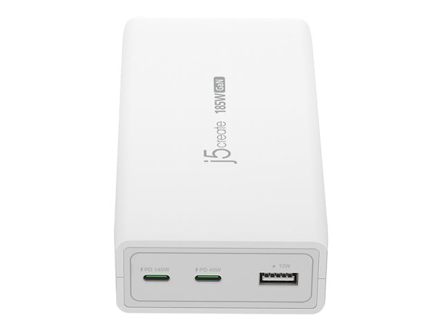 185W GAN PD 3.1 USB-C 3-PORT UK PLUG CHA