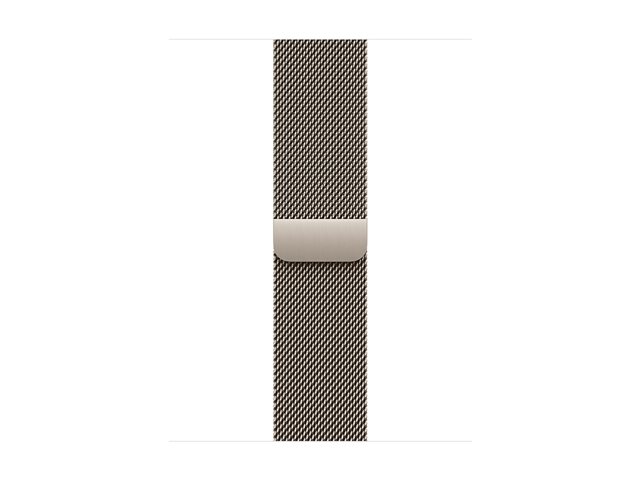 Apple Watch Series 11 GPS + Cellular 42mm Natural Titanium Case with Natural Milanese Loop