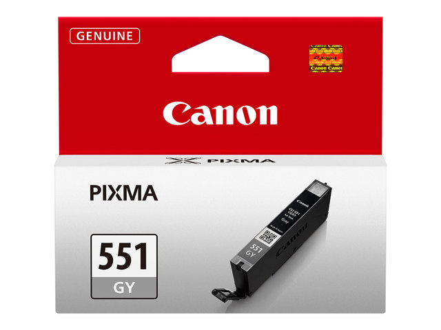 Canon CLI-551GY - 7 ml - grey - original - ink tank - for PIXMA iP8750, iX6850, MG5655, MG6350, MG7150, MG7150 MONSTER UNIVERSITY Edition, MG7550