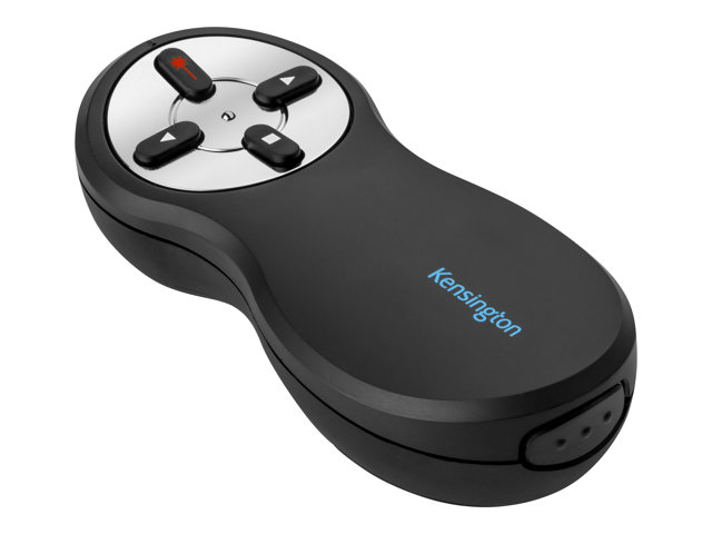 Kensington Si600 Wireless Presenter with Laser Pointer - Presentation remote control - 4 buttons - RF - black