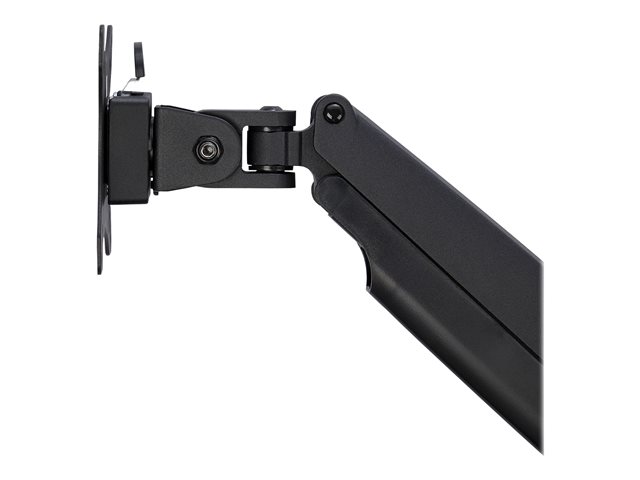 StarTech.com Desk Mount Monitor Arm, Heavy Duty Ergonomic VESA Monitor Arm, Single Display up to 9kg, Full Motion, Height Adjustable, Articulating, Aluminum, C-Clamp/Grommet, Black - Small Footprint Design (ARMPIVOTHDB) - Mounting kit - adjustable arm - for LCD display - heavy duty aluminium - black - screen size: 13.1\"-32\" - desk-mountable - for P/N: MONPROTECT