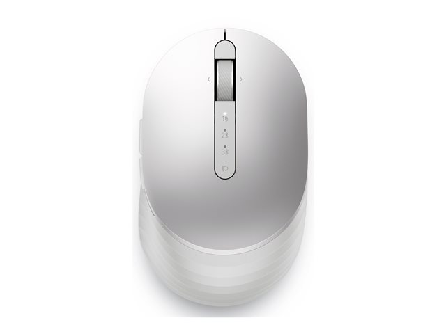 Dell Premier MS7421W - Mouse - optical - 7 buttons - wireless - 2.4 GHz, Bluetooth 5.0 - platinum silver - with 3 years Next Business Day Advanced Exchange Service