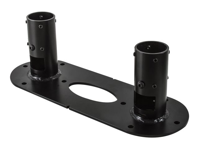 B-TECH Professional BT7807 - Mounting component (ceiling / floor dual pole plate) - heavy duty steel - black