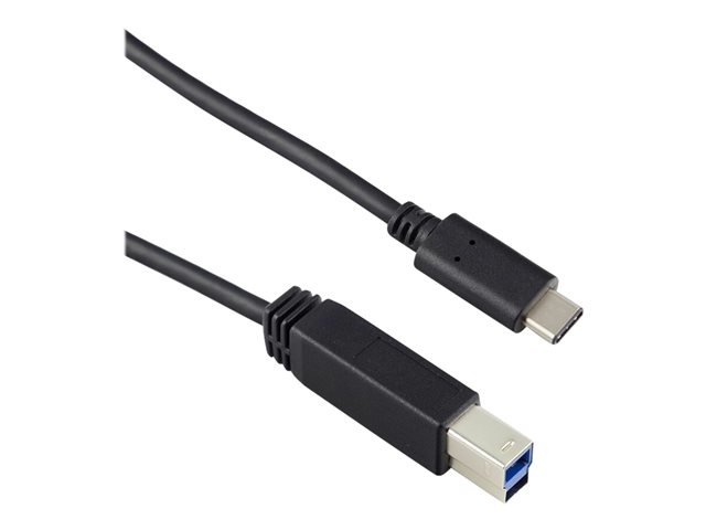 Targus - USB cable - 24 pin USB-C (M) to USB Type B (M) - USB 3.1 Gen 2 - 3 A - 1 m - black - Europe