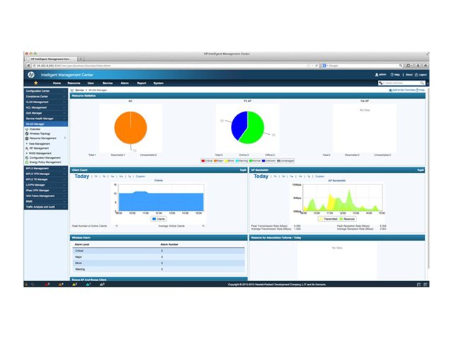 HPE Intelligent Management Center Wireless Service Manager - Product upgrade licence - 250 nodes - upgrade from HP ProCurve Mobility Manager - electronic