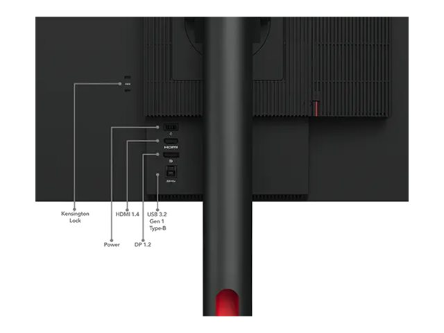 Lenovo ThinkCentre Tiny-in-One 24 Gen 5 - LED monitor - 23.8\" (23.8\" viewable) - touchscreen - 1920 x 1080 Full HD (1080p) @ 60 Hz - IPS - 250 cd/m² - 1000:1 - 4 ms - HDMI, DisplayPort - speakers - raven black