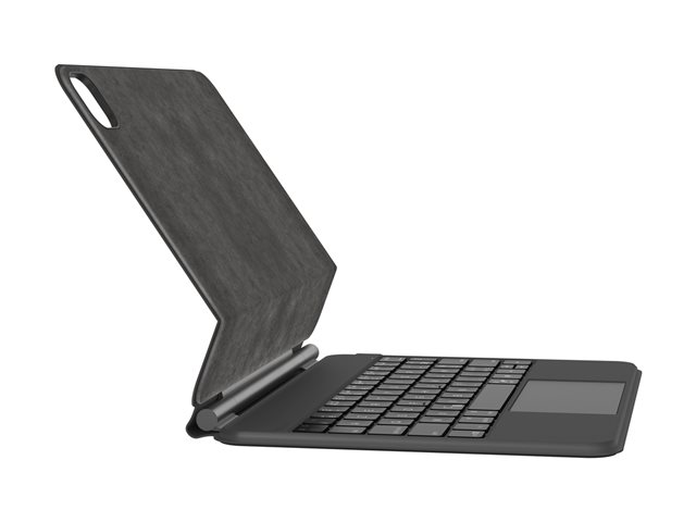 Belkin Connect Pro - Keyboard and folio case (protective case) - with magnetic stand - with trackpad - backlit - wireless - Bluetooth - for Apple 11-inch iPad Pro (M4)