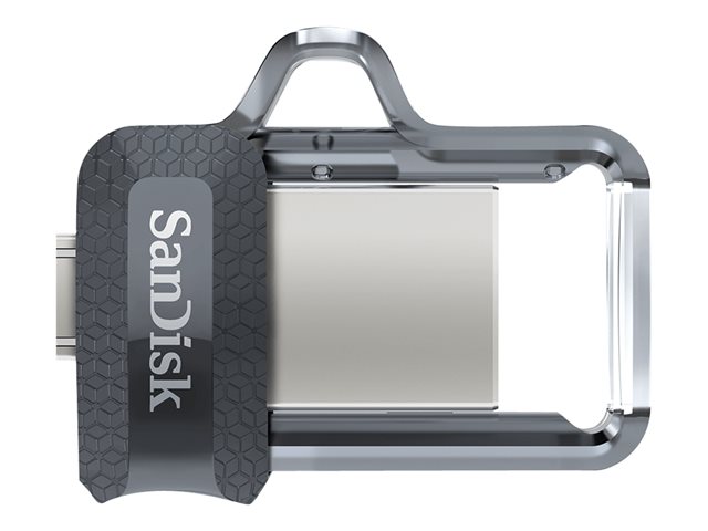 SanDisk Ultra Dual M3.0 - USB flash drive - 256 GB - USB 3.0 / micro USB