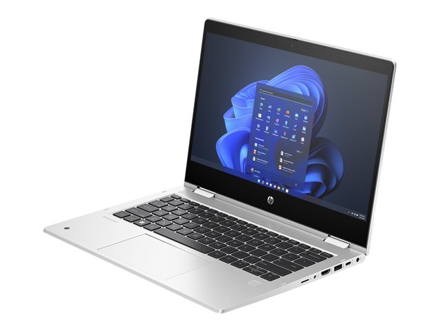 HP Pro x360 435 G10 Notebook - Flip design - AMD Ryzen 3 - 7330U / up to 4.3 GHz - Win 11 Pro - Radeon Graphics - 16 GB RAM - 512 GB SSD NVMe, TLC - 13.3\" IPS touchscreen 1920 x 1080 (Full HD) - Wi-Fi 6E, Bluetooth - pike silver aluminium - kbd: Belgium - with HP Wolf Pro Security Edition (1 year)