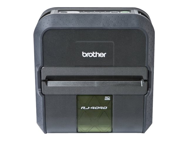 Brother RuggedJet RJ-4040 - Label printer - direct thermal - Roll (11.8 cm) - 203 x 200 dpi - up to 127 mm/sec - USB, serial, Wi-Fi(n)