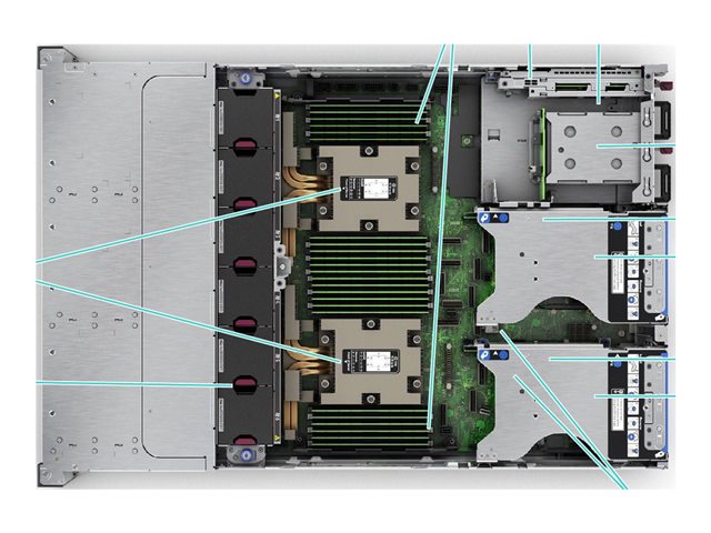 HPE ProLiant DL385 Gen11 9224 2.5GHz 24-core 1P 32GB-R 8SFF 800W PS Server