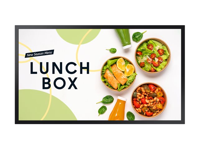 Samsung OM32DX - 32\" Diagonal Class OMDX Series LED-backlit LCD display - digital signage outdoor - full sun - Tizen OS - 1080p 1920 x 1080 - Edge LED - black
