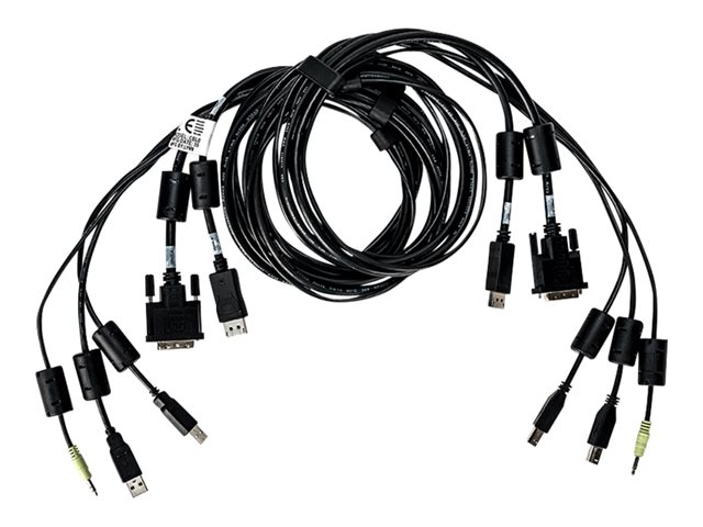 CABLE 1 DVI-D/1 DIST/2 USB/1 AUDIO 6FT