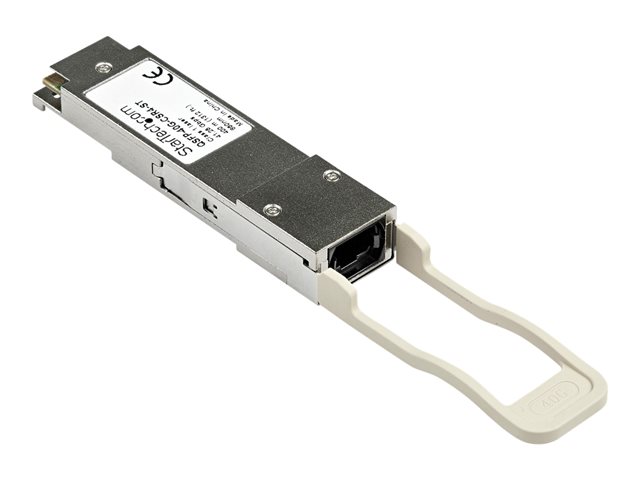 StarTech.com Cisco QSFP-40G-CSR4 Compatible QSFP+ Module, 40GBASE-SR4, 40GbE Multimode Fiber MMF Optic Transceiver, 40GE Gigabit Ethernet QSFP+ MPO 300m, 850nm DDM, Cisco Firepower ASR9000 - Lifetime Warranty (QSFP-40G-CSR4-ST) - QSFP+ transceiver module (equivalent to: Cisco QSFP-40G-CSR4) - 40 Gigabit LAN - 40GBASE-SR4 - MPO multi-mode - up to 400 m - 850 nm
