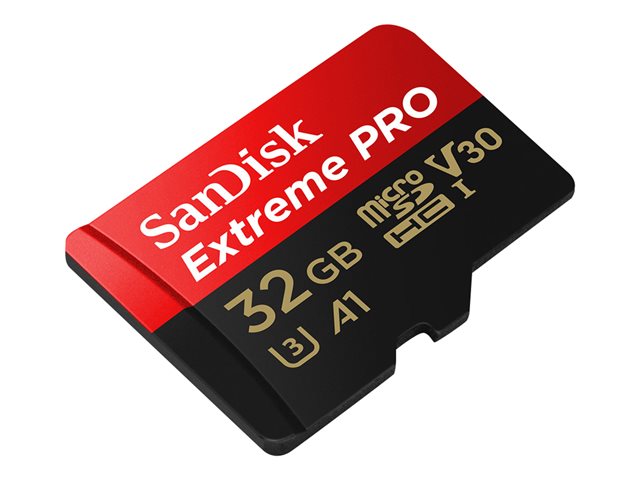 Ext Pro microSDHC 32GB+SD 100MB A1 I U3