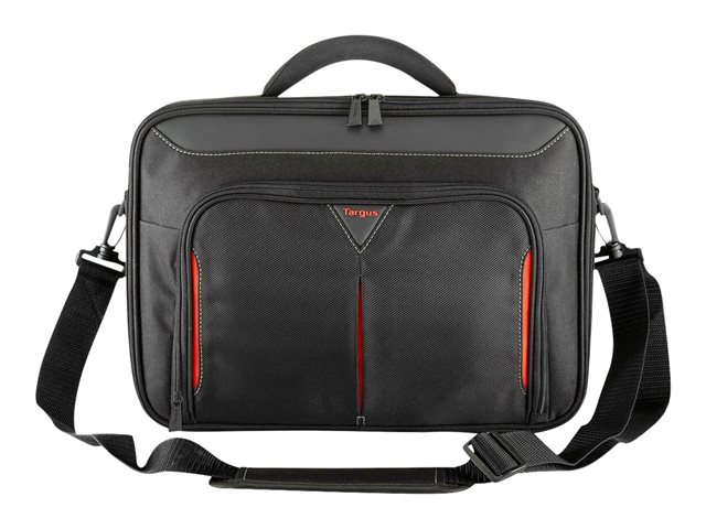Targus Classic Clamshell - Notebook carrying case - 14\" - black, red