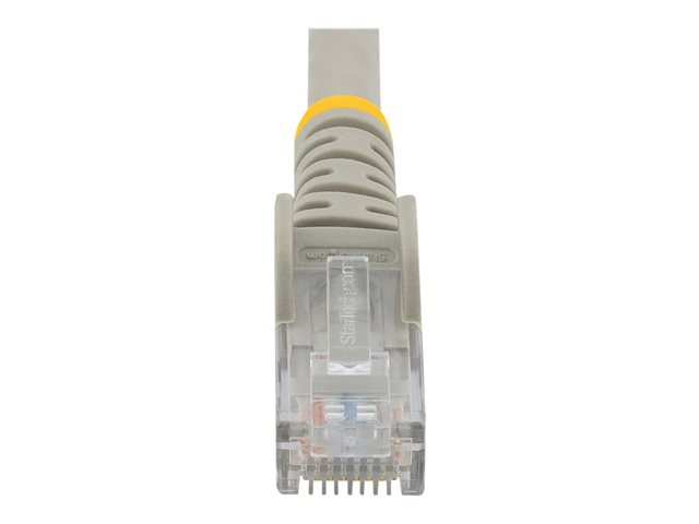 StarTech.com 10m CAT6 Ethernet Cable, 10 Gigabit Snagless RJ45 650MHz 100W PoE Patch Cord, CAT 6 10GbE UTP Network Cable w/Strain Relief, Grey, Fluke Tested/Wiring is UL Certified/TIA - Category 6 - 24AWG (N6PATC10MGR) - Patch cable - RJ-45 (M) to RJ-45 (M) - 10 m - UTP - CAT 6 - snagless - grey