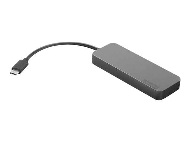 Lenovo USB-C to 4 Port USB-A Hub - Hub - 4 x SuperSpeed USB 3.0 + 1 x USB-C - desktop