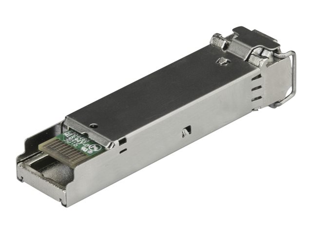StarTech.com MSA Uncoded SFP Module, 100BASE-BX, 100Mb Ethernet Bi-Directional (BiDi) Fiber Single Strand SFP Transceiver (SMF), LC 10km , Mini GBIC Transceiver SFP Module, Upstream BiDi - Lifetime Warranty (SFP100BBXUST) - SFP (mini-GBIC) transceiver module - 100Mb LAN - 100Base-BX - LC single-mode - up to 10 km - 1550 (RX) / 1310 (TX) nm