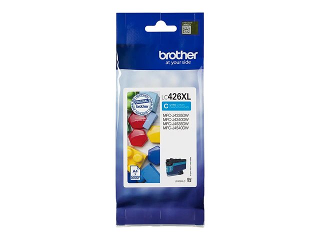 Brother LC426XLC - High Yield - cyan - original - ink cartridge - for Brother MFC-J4335, MFC-J4340, MFC-J4535, MFC-J4540