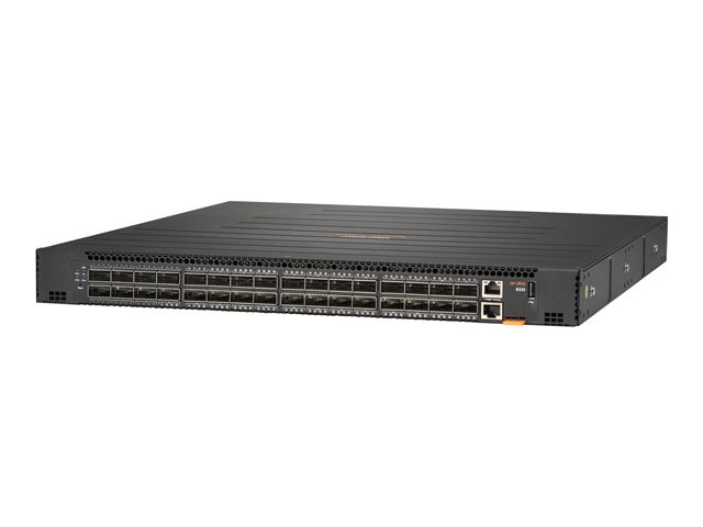 HPE Aruba 8325-32C - Switch - L3 - Managed - 32 x 100 Gigabit QSFP28 / 40 Gigabit QSFP+ - back to front airflow - rack-mountable - TAA Compliant