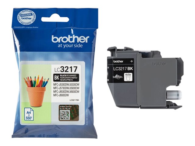 Brother LC3217BK - Black - original - ink cartridge - for INKvestment Business Smart Plus MFC-J5930, INKvestment Business Smart Pro MFC-J6935