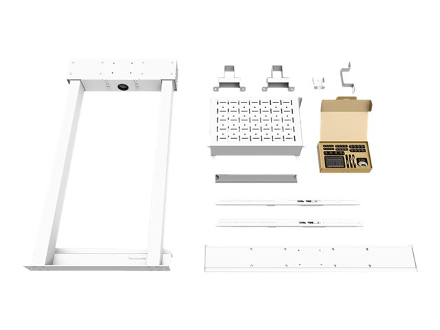 Neomounts WL55-875WH1 - Mounting kit (wall mount) - motorised - for flat panel - lockable - steel - white - screen size: 55\"-100\"