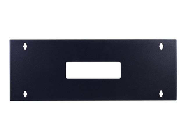 StarTech.com 4U Hinged Wall Mount Patch Panel Bracket - 6 inch Deep - 19\" Patch Panel Swing Rack for Shallow Network Equipment- 33lbs (WALLMOUNTH4) - Wall mount bracket - 4U - 19\"
