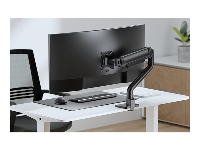 Neomounts DS70S-950BL1 - Mounting kit (desk mounting arm) - full-motion - for Monitor - aluminium - black - screen size: 17\"-49\"