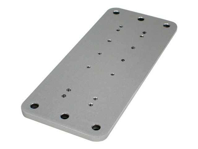 Ergotron - Mounting component (wall plate) - for monitor / keyboard - aluminium - for P/N: 80-105-064