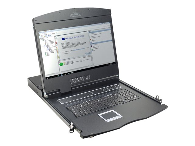 19IN LCD KVM Console 8-Port Cat 5