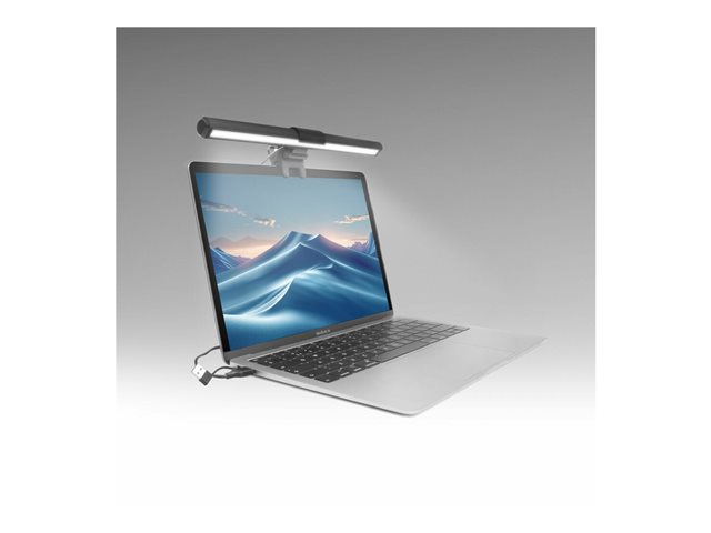 Dimmable clip-on laptop LED light bar USB powered