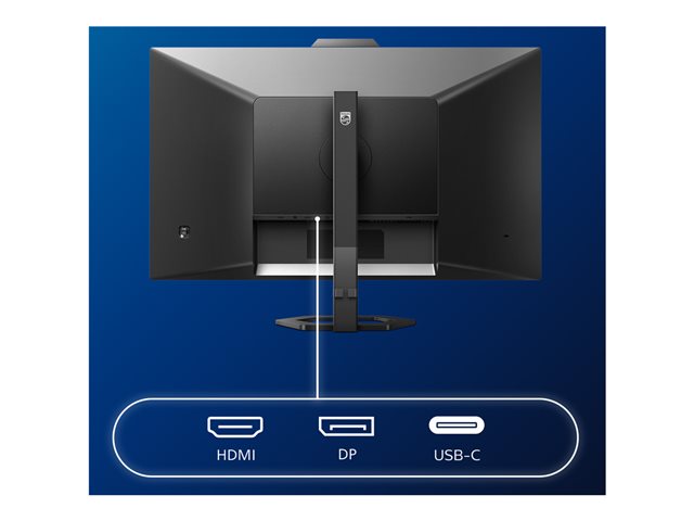 Philips 27E1N5600HE - 5000 Series - LED monitor - 27\" - 2560 x 1440 QHD @ 75 Hz - IPS - 300 cd/m² - 1000:1 - 1 ms - HDMI, DisplayPort, USB-C - speakers - textured black