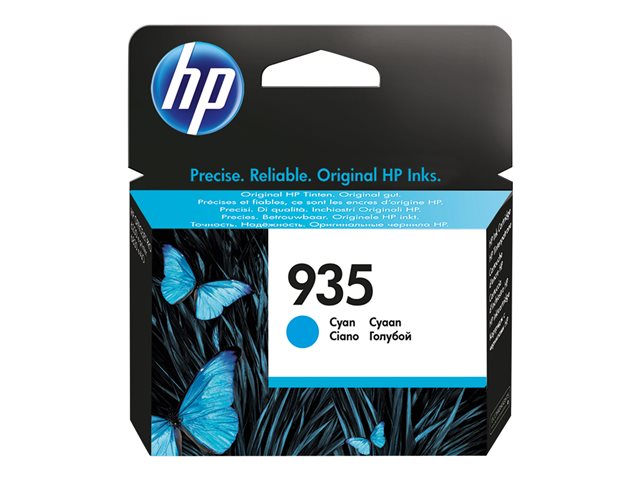 HP 935 - Cyan - original - ink cartridge - for Officejet 6812, 6815, 6820, Officejet Pro 6230, 6230 ePrinter, 6830, 6835