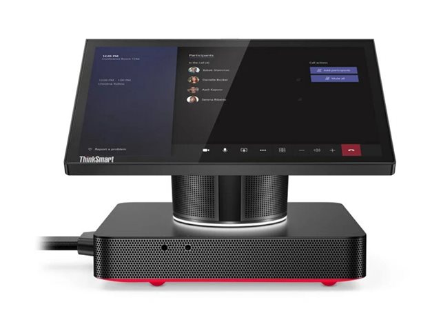 Lenovo ThinkSmart Hub 11H1 - All-in-one Core i5 8365UE / up to 4.1 GHz - vPro - RAM 16 GB - SSD 256 GB - NVMe - UHD Graphics 620 - Gigabit Ethernet - Win 11 IoT Enterprise SAC - monitor: LED 10.1\" 1920 x 1200 (WUXGA) @ 60 Hz touchscreen - raven black, red (bottom cover) - Lenovo TopSeller - with 3 Years Lenovo Premier Support, First Year Maintenance
