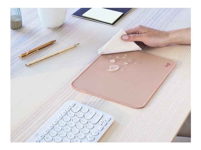 Logitech Desk Mat Studio Series - Mouse pad - dark rose