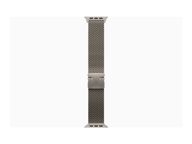 Apple Watch Ultra 3 GPS + Cellular 49mm Natural Titanium Case with Natural Titanium Milanese Loop - Small