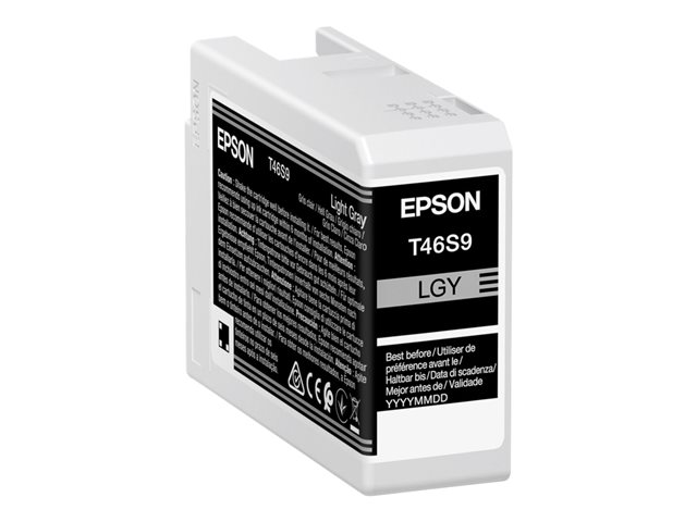 Epson UltraChrome Pro T46S9 - 25 ml - light grey - original - ink tank - for SureColor P706, SC-P700, SC-P700 Mirage Bundling