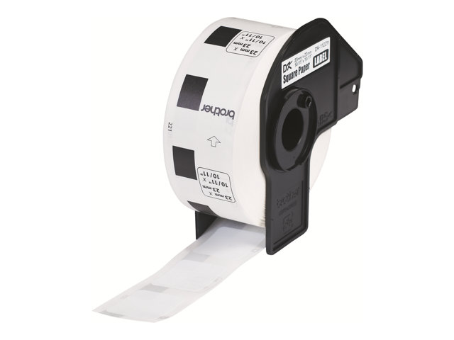 Brother DK-11221 - Black on white - 23 x 23 mm 1000 label(s) labels - for Brother QL-1050, 1060, 1110, 500, 550, 560, 570, 580, 600, 650, 700, 710, 720, 820