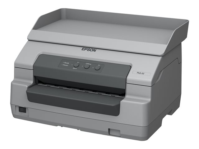 Epson PLQ 22 - Passbook printer - B/W - dot-matrix - Roll (21.6 cm), 245 x 297 mm - 24 pin - up to 576 char/sec - parallel, USB, serial